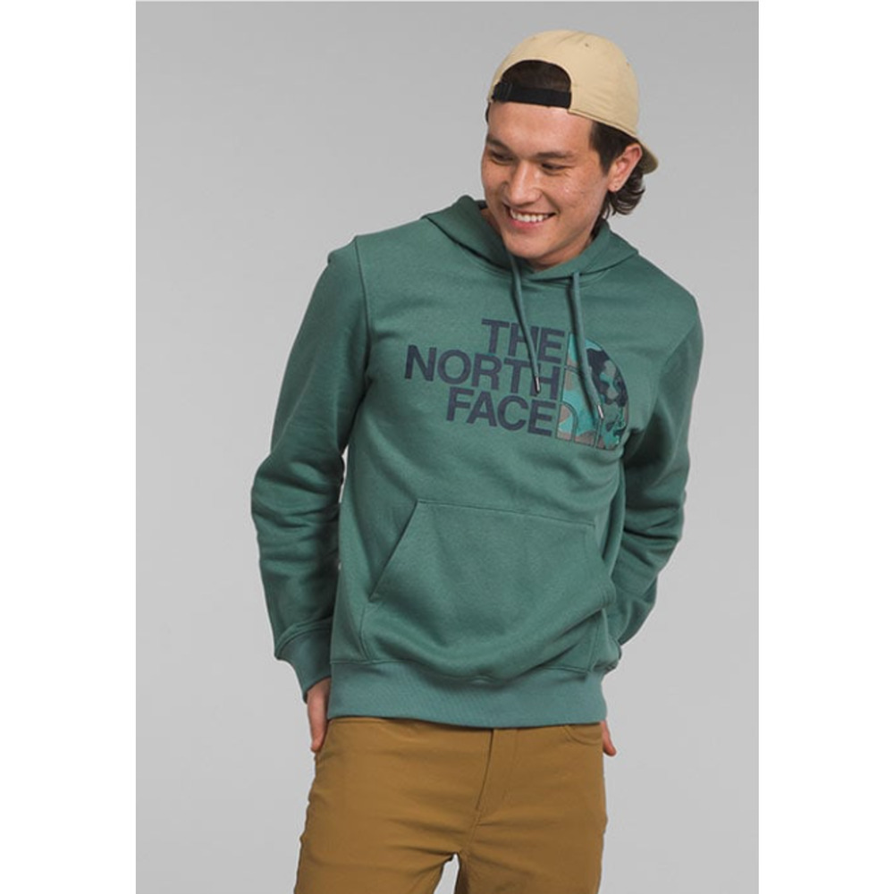 The North Face Camo Dark Sage Green Half Dome Hoodie size XL